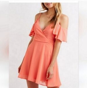 Charlotte Russe coral mini dress 2x